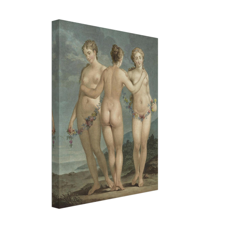 The Three Graces ( Les Trois Graces  ) painting by Jean François Janinet