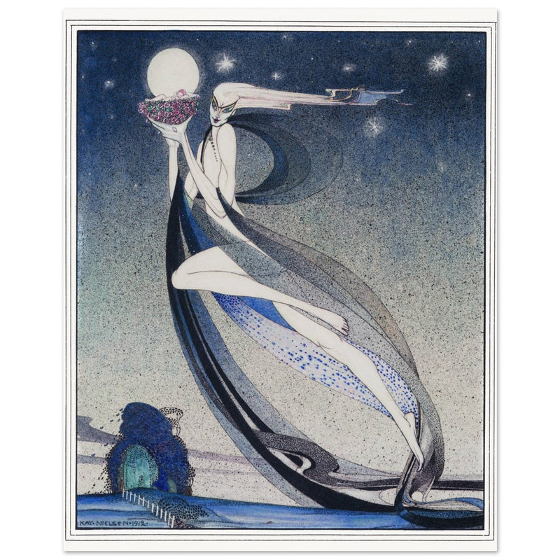 Kay Nielsen and his illustration  Felicia or The Pot of Pinks.