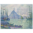Paul Signac painting the Golden Horn the minarets