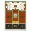 Architecture and mural paintings in Pompeii illustrated by G de Simone , project by Fausto and Felice Niccolini.