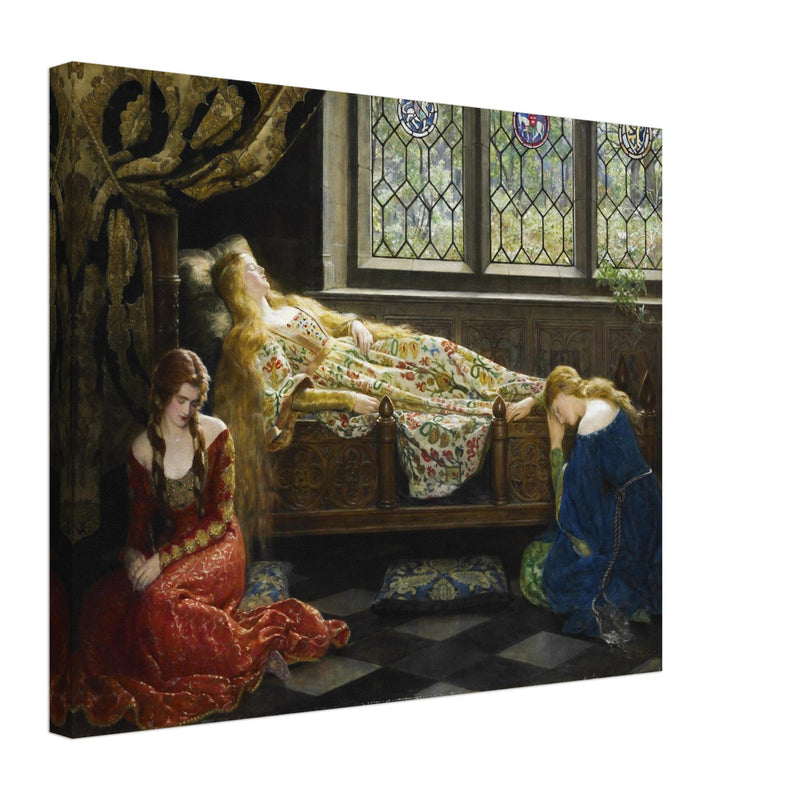 The Sleeping Beauty painting by John Collier.