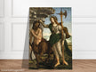 Pallas and the Centaur by Sandro Botticelli. Antique painting art print. Greek mythology.