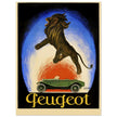 Peugot vintage advertising by Leonetto Cappiello 1925 poster .