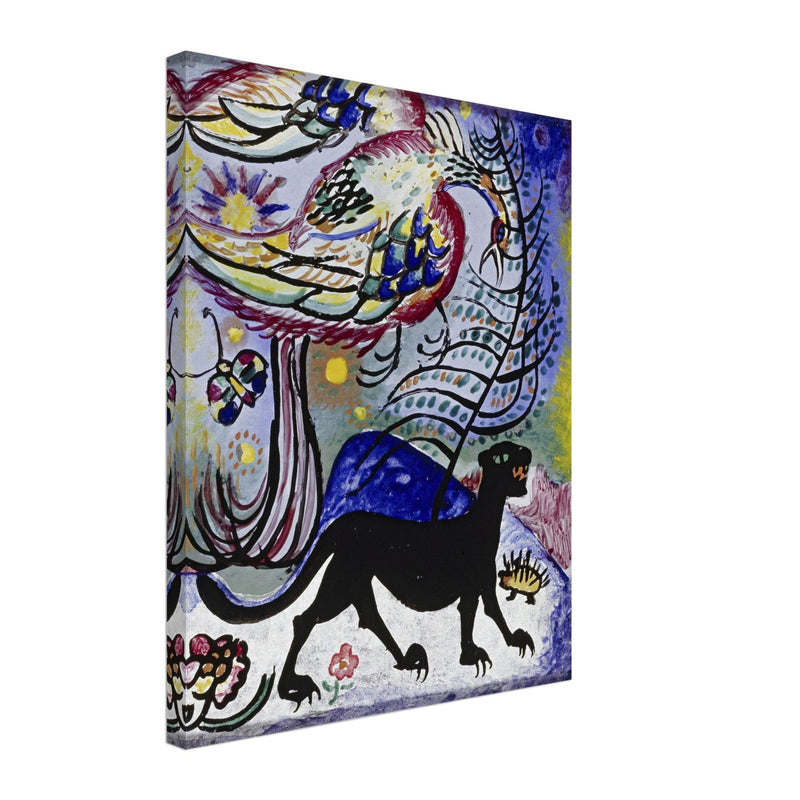 Imaginary Bird and Black Panther by Wassily Kandinsky