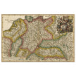 Nova Totius Germaniae Descriptio Geographica  ancient map of Germany by Heinrich Scherer