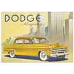 Dodge Kingsway vintage car advertising fine art  print. Classic car.