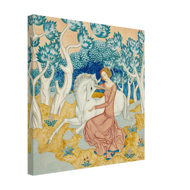 The Maid and the Unicorn painting by Edmund Dulac