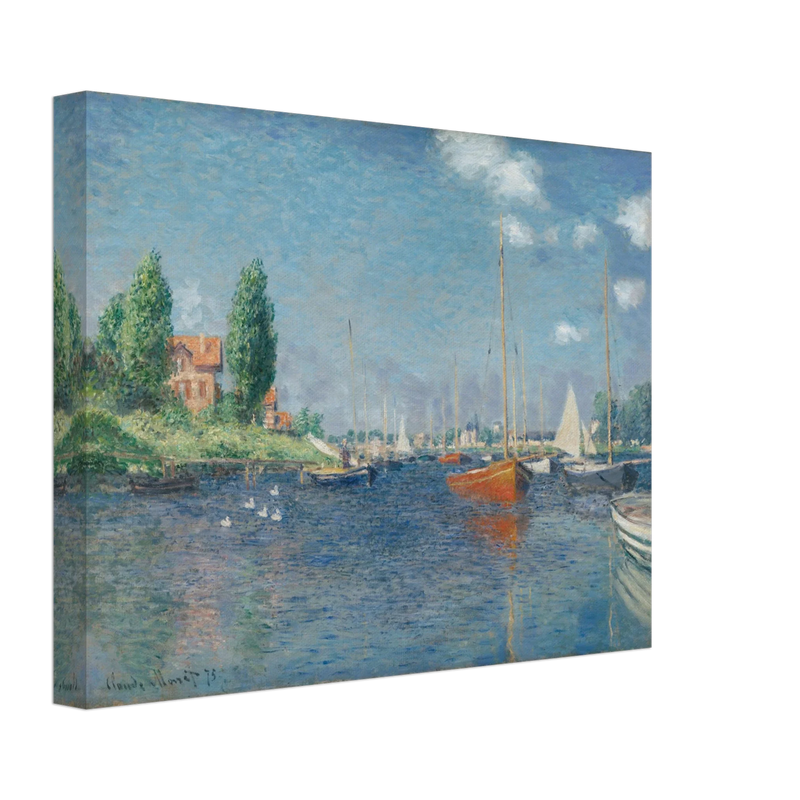 Red Boats Argenteuil by Claude Monet