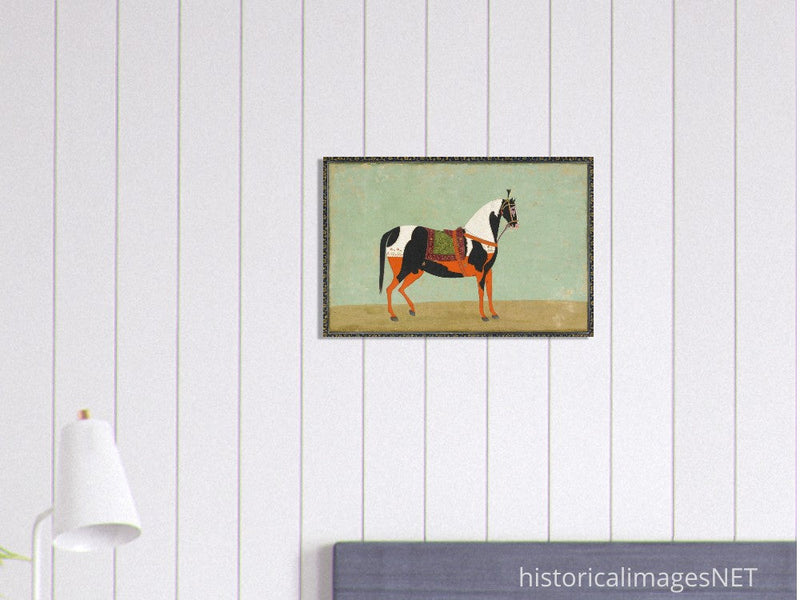 A horse painting. Unknown author of the XIX Century.