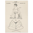Brassiere patent drawing by M P Jacob.
