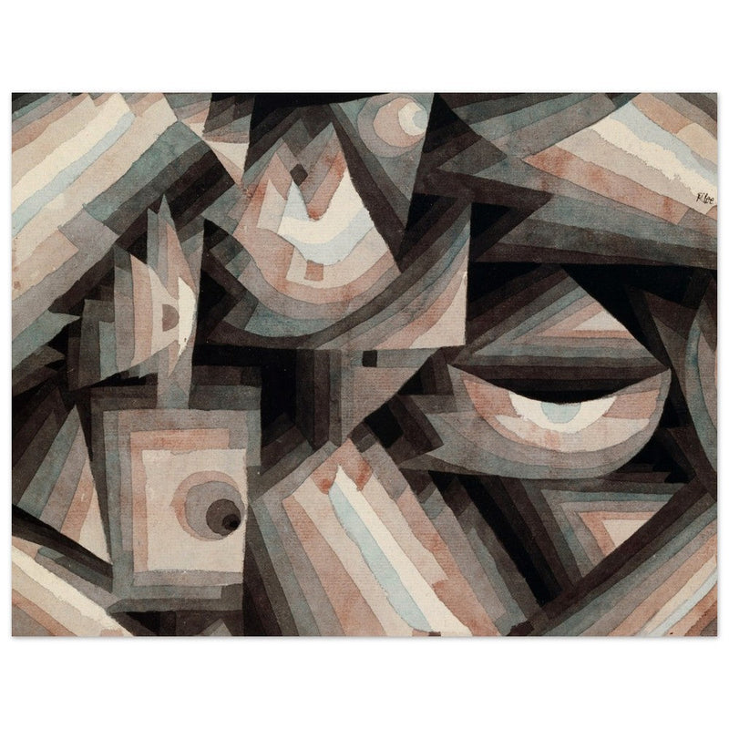Paul Klee Crystal Gradation.  wallart