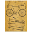 Vintage bicycle patent 1899 by M. C Johnson.