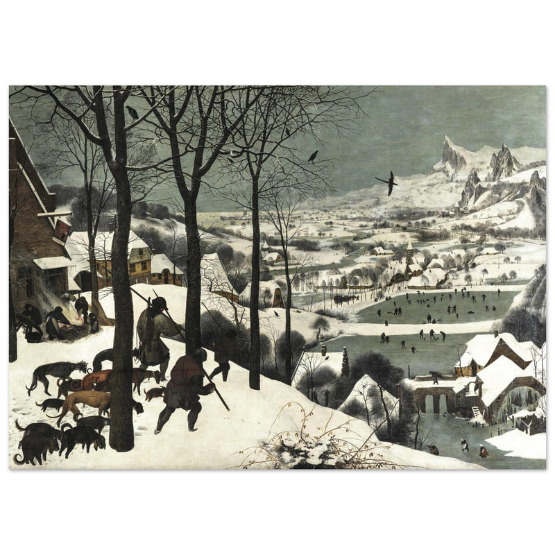 Hunters in the Snow painting by Pieter Bruegel.