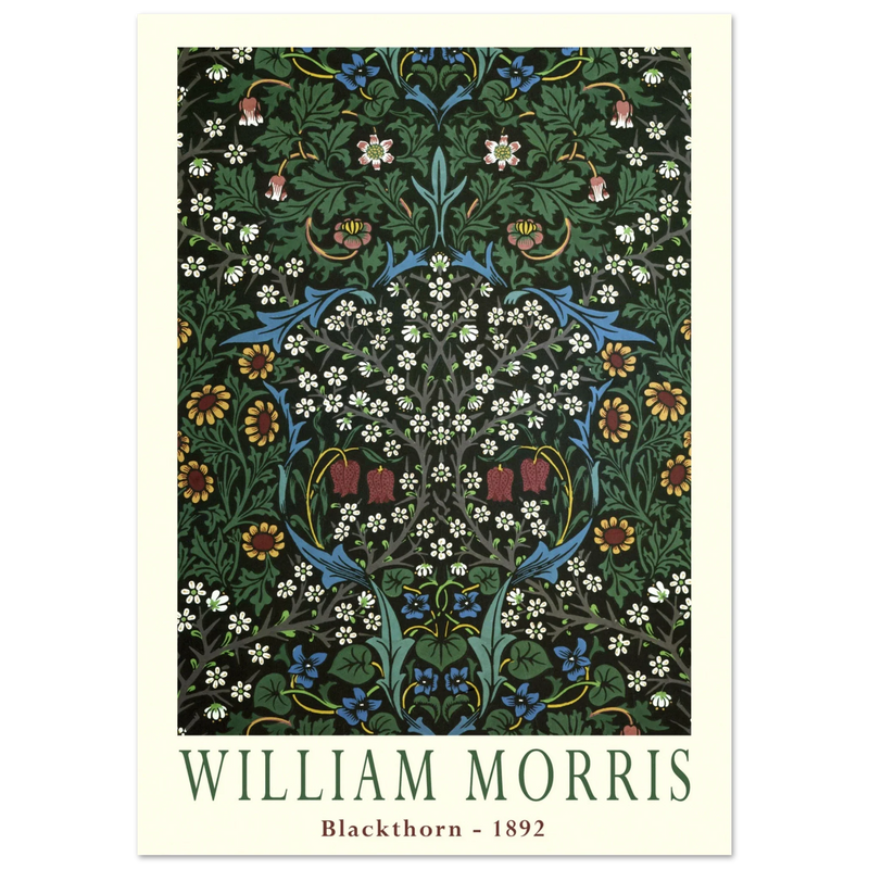 William Morris Blackthorn 1892.