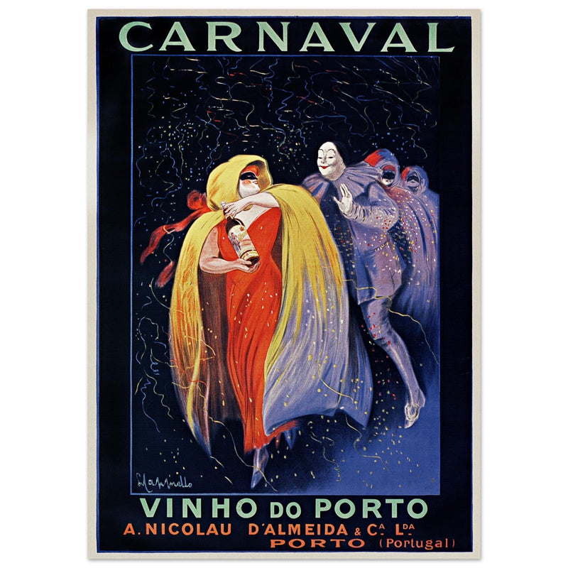 Carnaval Vinho do Porto ( Porto wine) vintage advertising 1911 by Leonetto Cappiello.