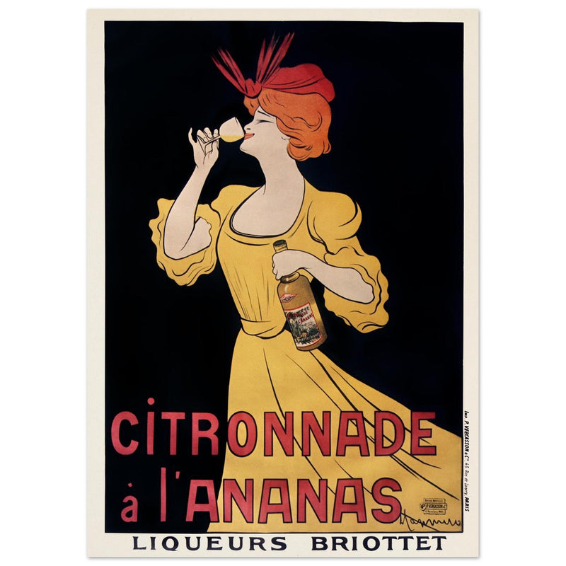 Citronnade Ananas advertising vintage poster by Leonetto Cappiello.