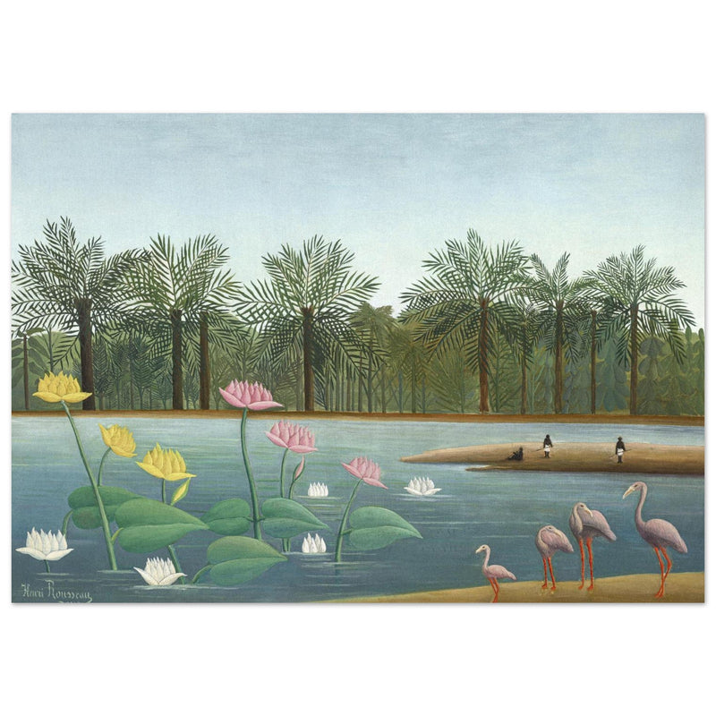 Henri Rousseau Les Flamants The Flamingoes painting