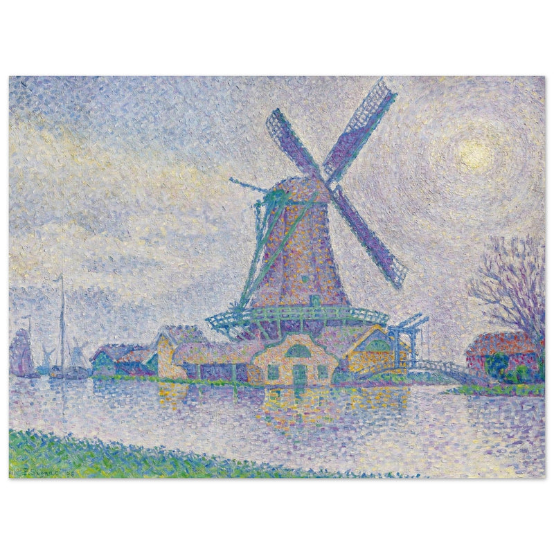 Paul Signac Moulin d' Edam Windmill in Edam painting