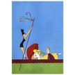 John Held Junior vintage illustration for fashion magazine cover.