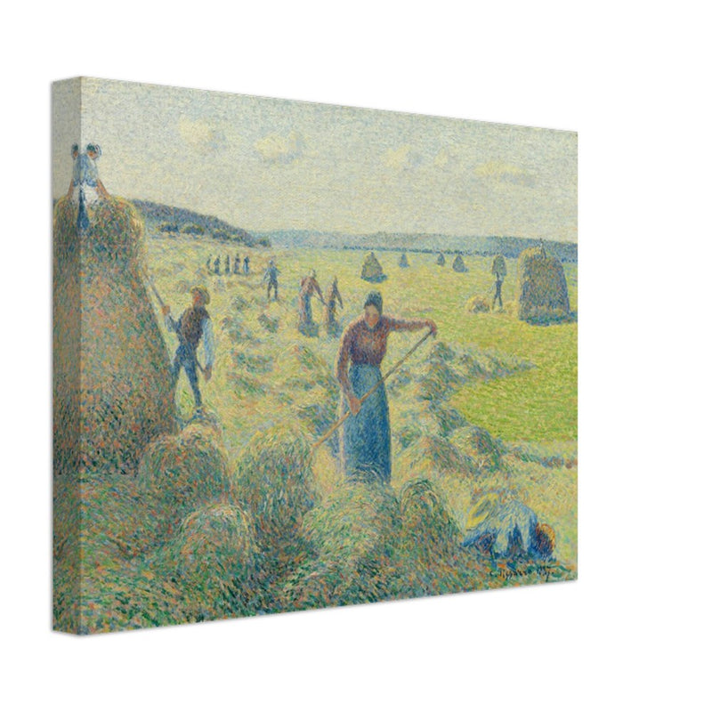 La Recolte des Foins  Eragny. The haymaking Eragny by Camille Pissarro 1887.