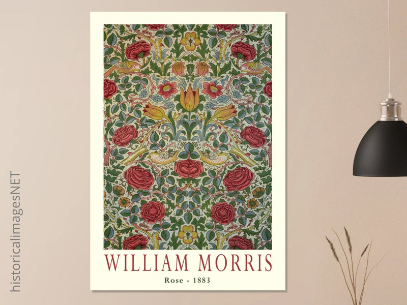 William Morris Rose 1883.