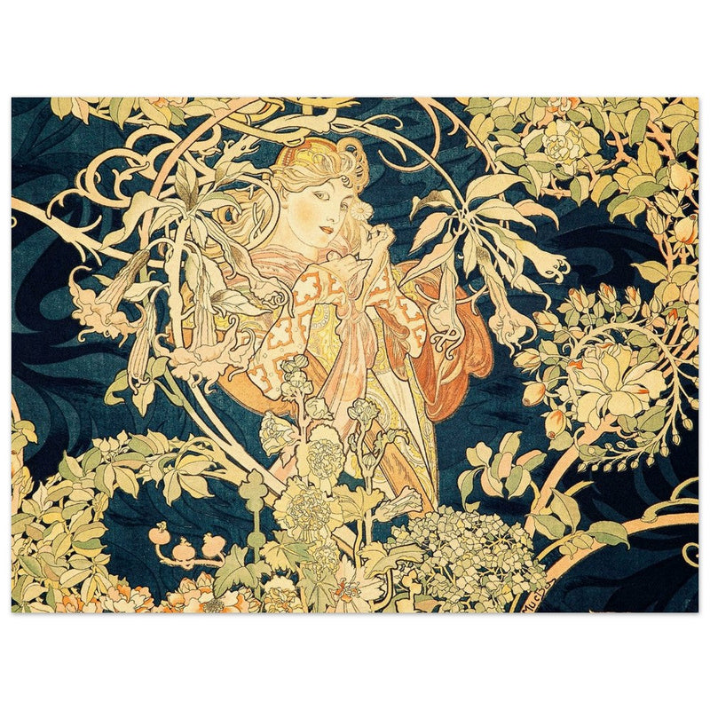 Art Nouveau Alphonse Mucha La Plume.