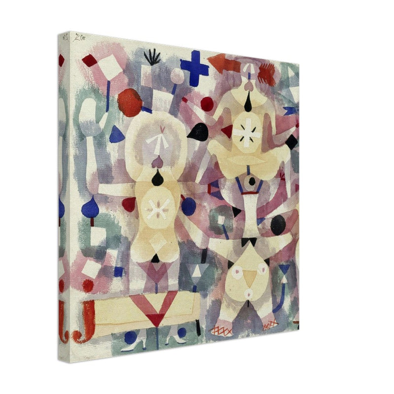 Paul Klee Carnival in the Snow abstract painting.