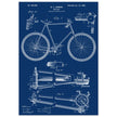 Vintage bicycle patent 1899 by M. C Johnson.