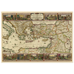Ancient map Geographic Description of the Travels of the Apostles and the Journeys of Paul by Nicolaes Visscher