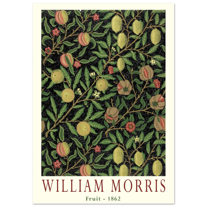 William Morris Fruit  vintage artwork.