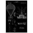 Airship patent illustration by T S C Lowe. Air Balloon
