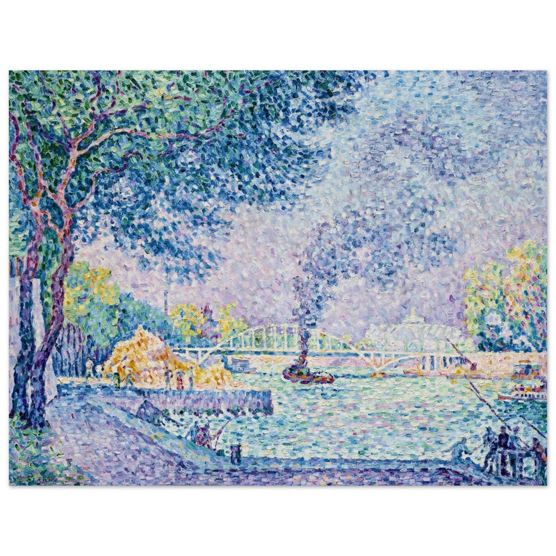Paul Signac La Passerelle Debilly painting.