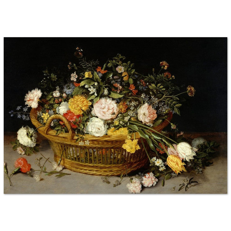 A Basket of Flowers painting by Jan Brueghel the Younger.