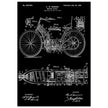 Motorcycle old patent by G. W Manson.