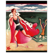 Miguel Covarrubias cover art for a fashion magazine. Women at the beach.