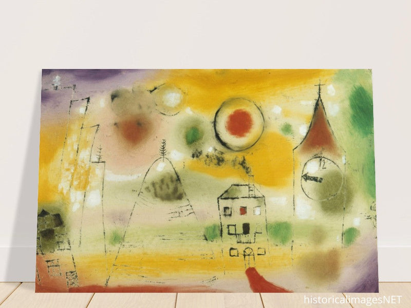 Paul Klee Winter Day, Shortly before Noon.