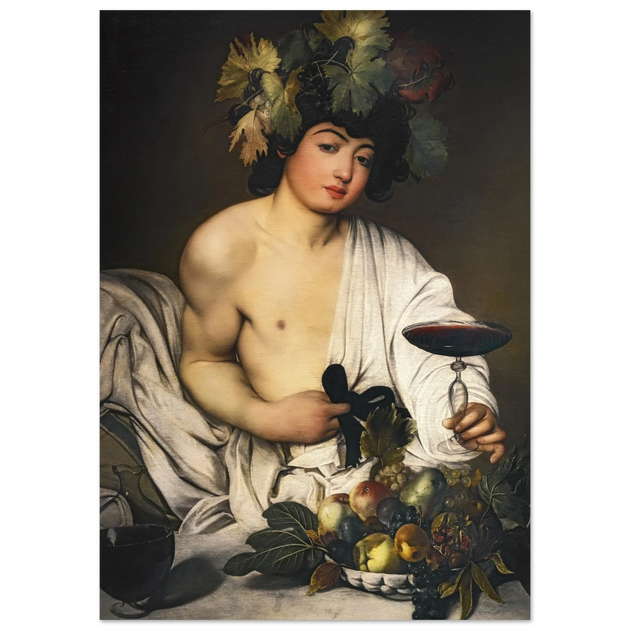 Bacchus God of wine by Michelangelo Merisi da Caravaggio