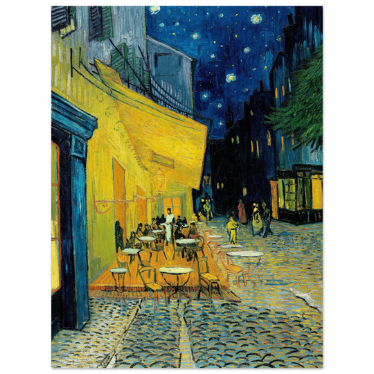 Terrace of a café at night Place du Forum by Vincent Van Gogh