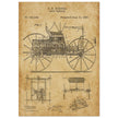 Road vehicle patent 540648 1895 by Charles Edgar Duryea. Automobile car history