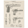 Firearm patent by John Moses Browning 1897 .