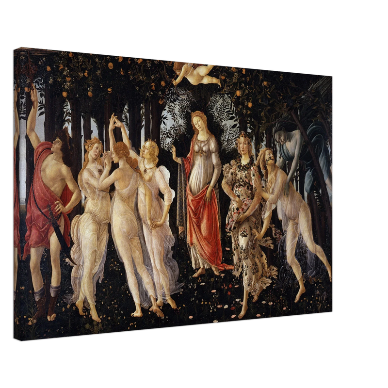 Canvas La Primavera ( Spring ) by Sandro Botticelli 1481-1482