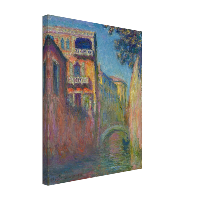 The Rio della Salute by Claude Monet