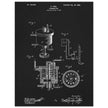 Carbureter vintage patent illustration by John Ford.