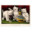 The three jolly kittens  at the feast Author Currier & Ives 1871