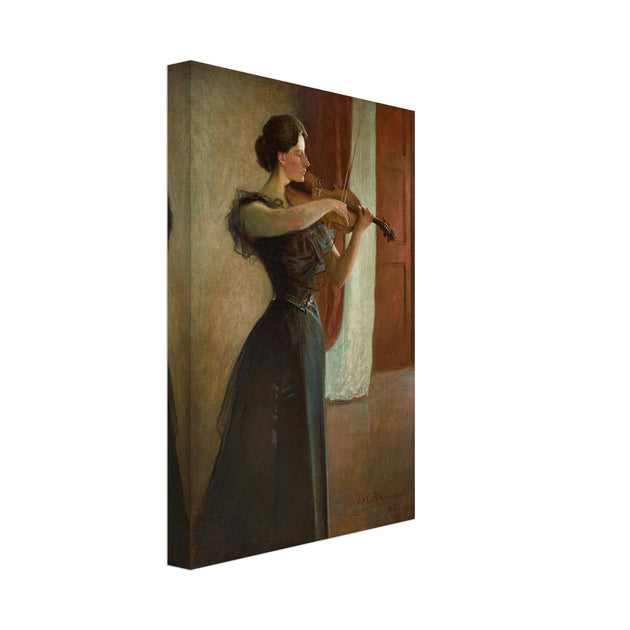 The violinist Portrait of Kathleen Cowan painting by John White Alexander