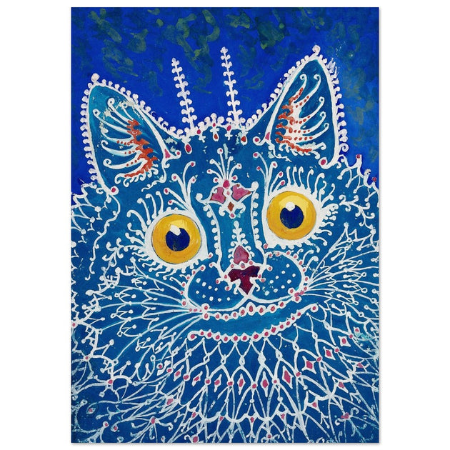Cat Gouache by Louis Wain.