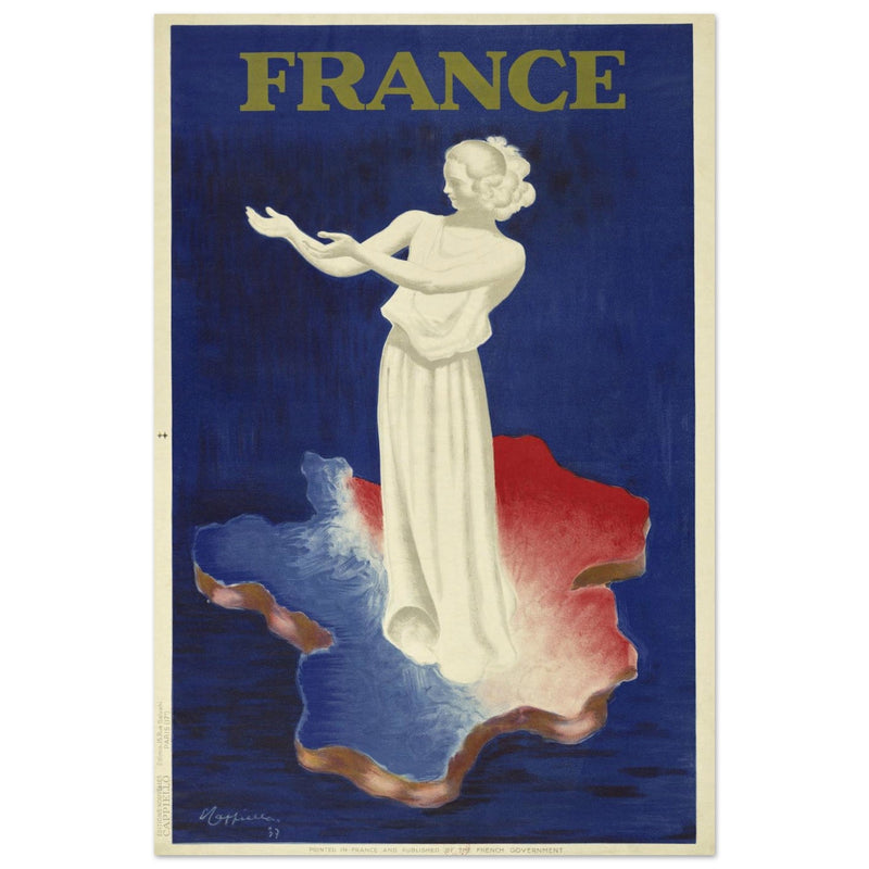 France advertising vintage poster by Leonetto Cappiello in 1937.