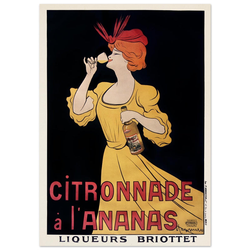 Citronnade Ananas advertising vintage poster by Leonetto Cappiello.
