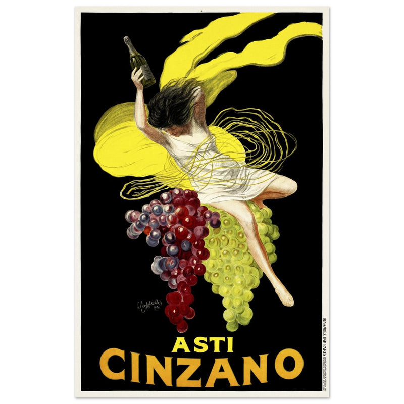 Asti Cinzano vintage poster advertising by Leonetto Cappiello.