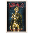 Metropolis vintage film poster . Fritz Lang masterwork movie. Historic films that changed our lives